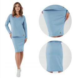 Italian Fashion Női midi szoknya kék, M-es méret Stella Italian Fashion (AAF-KFS-STEL-MDNI-04)