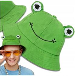 EdiBazzar Sapka Bucket Hat Horgász sapka béka zöld Nyári Nyaralás (Czapka BUCKET HAT kapelusz RYBACKI żabka)