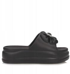 Filippo Divatos női strandpapucs vastag Filippo talppal DK7473/25 Bk (DK7473/25 BK)