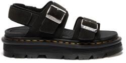 Dr. Martens velúr női platformos szandál ZebZag Sandal - fekete Női 39