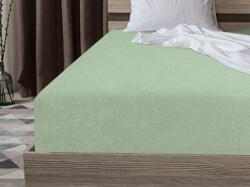  Cearsaf din polar elastic MOLTON verde deschis 180 x 200 cm