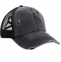 EdiBazzar Baseball sapka farmer baseball sapka retro póni cica női (Czapka Bejsbolówka Damska Jeansowa daszek)