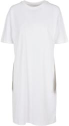 Build Your Brand Rochie tip tricou oversized cu crăpătură - Albă | 5XL (BY181-1000325306)
