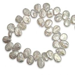  Margele Perle Cultura Albe Baroc 9-14x14-18 mm Lungime Sirag 40 cm
