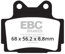 EBC Brakes EBC FA104 fékbetét szett (1 tárcsához) EBC Brakes Futómű és fék alkatrészek Fékbetétek (tárcsafék)