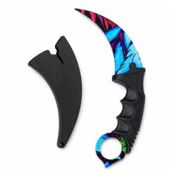 Depox Cutit karambit DEPOX®, 22 cm, multicolor, teaca inclusa (2050)