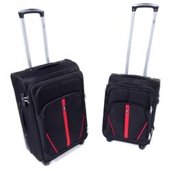 Rogal Fekete 2 darabos vízálló bőröndkészlet " Practical" (SS020set2-black-HU)