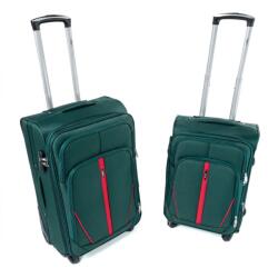 Rogal Zöld 2 darabos vízálló bőröndkészlet " Practical" (SS020set2-green-HU)