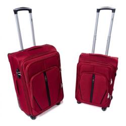 Rogal Sötétpiros 2 darabos vízálló bőröndkészlet " Practical" (SS020set2-burgundy-HU)
