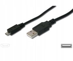PremiumCord Micro Usb kábel, Ab 1m (ku2m1f)
