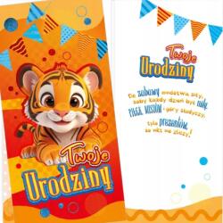 kukartka Születésnapi képeslap Fiú Unoka Tigris Üdvözlőkártya