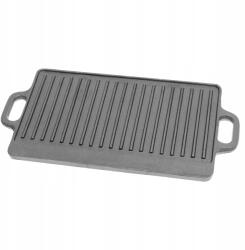 Mustang Öntöttvas Grillserpenyő Szürke 46 X 23 CM Grillezéshez És Sütéshez (6410411821493)