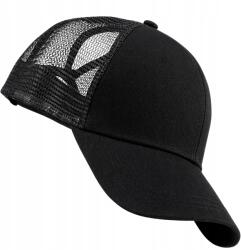 EdiBazzar Baseball Sapka Női póni fekete hálós Ponytail Cica (Damska BEJSBOLÓWKA Czapka z daszkiem)