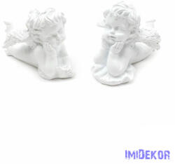  Angyalka figura 5x8, 5 cm - Fekvő könyöklő