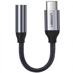 UGREEN Adaptor Audio USB-C - 3.5mm UGREEN AV142, Gri - gsmboutique
