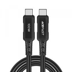 ACEFAST Cablu Date si Incarcare USB-C - USB-C Acefast C4-03, 100W, 2m, Negru - gsmboutique