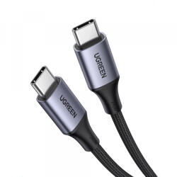 UGREEN Cablu Date si Incarcare USB-C - USB-C UGREEN US535, 240W, 1m, Gri - gsmboutique