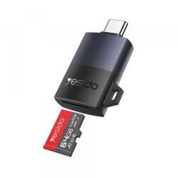 Yesido Cititor Card USB-C Yesido GS37, microSD, Negru