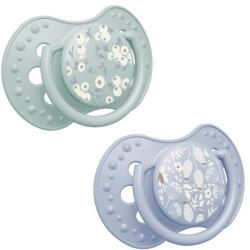 LOVI Suzeta din silicon dinamică 0-6m 2buc Blossom (AGS22-921_newboy)