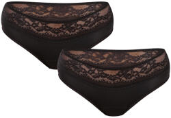 DORINA Комплект от два - Менструални бикини Dorina Eco Moon Lace Hipster DORINA | Cheren | ЖЕНИ | 3XL