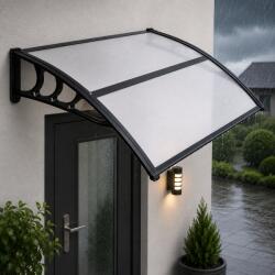 Brius Copertina protectie usa si fereastra, policarbonat cu protectie UV, 120 x 80 cm, negru transparent (HA-7475)