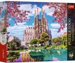Trefl Puzzle Trefl 1000 piese Sagrada Familia Barcelona Premium Plus (12137) Puzzle