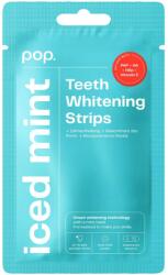 POP Iced Mint fogfehérítő csík, 7 × 2 db