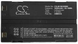 Cameron Sino li-ion akkumulátor, 7.4v, 3400mAh, kompatibilis bci mcr-1821j, 1-h kompatibilis-vel (CS-BCM200MX)