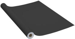vidaXL fekete öntapadó PVC bútorfólia 500 x 90 cm (146123VidaXL)