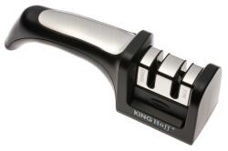 BerlingerHaus Késélező Kinghoff KH 3420, 2 élezőrendszer, fekete/ezüst (KH3420)