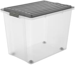 Rotho Compact műanyag tároló doboz, 70L - szürke (1164908812)