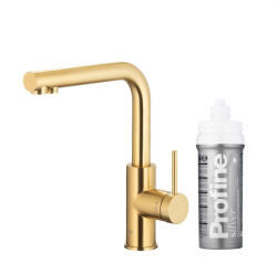 Armatura Duero Pure Basic baterie de bucatarie cu filtru pe picior aur/aur vechi 6623-914-39 (662391439)
