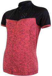 Sensor Tricou de ciclism pentru femei Cyklo Moti Pink/Black S