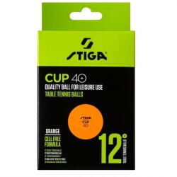 Stiga Mingi Cup 40+ ABS Orange 12 Pack