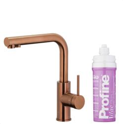 Armatura Duero Pure Basic baterie de bucatarie cu filtru pe picior cupru 6623-915-34 (662391534)