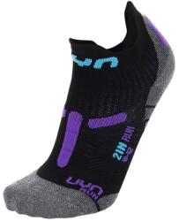 UYN Șosete pentru femei RUN 2IN SOCKS Black/Violet 35/36