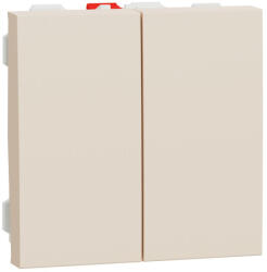 Schneider Electric Intrerupator dublu cap scara 2M Noua Unica bej NU321344 (NU321344)