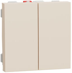 Schneider Electric Intrerupator dublu 2M Noua Unica bej NU321144 (NU321144)