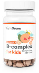 GymBeam Chewable B-complex for kids 120 tabs apricot