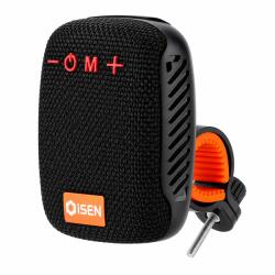 iSEN Boxa Portabila Bluetooth iSEN 392, Negru, Montare Rapida pe Ghidon Bicicleta sau Trotineta Electrica, 5W, TWS, Bluetooth 5.3, IPX5, Sunet Stereo 360 , Suport Inclus