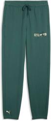 PUMA CREW FRENCH TERRY PANT M Verde închis, Alb M (52931269)