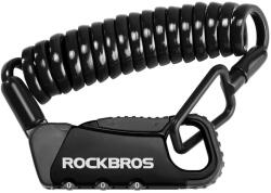 ROCKBROS RBK6N Kombinációs Kerékpárzár - Fekete (RBK6N)