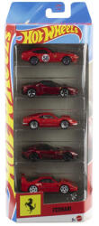 Mattel Hot Wheels kisautó - Ferrari 5db-os szett 34997