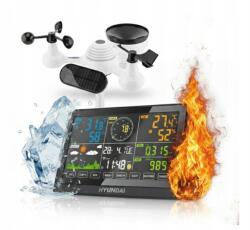 Hyundai Profesionální Meteorológiai Állomás Szélmérés Wifi NApower Hyundai (HYU WSP5200WIFI)