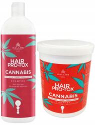 Kallos Hair Pro-Tox Cannabis sampon hajmaszk 1000 ml (CAN1745)