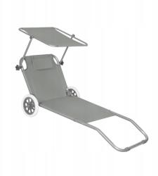 SPRINGOS Kerekes kerti nyugágy Springos Mobi szürke (GC0042)