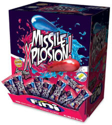 Fini Missile Xplosion Gyümölcsízű Töltelékkel Töltött Nyelvfestős Rágógumi (200* 5g) 1000g