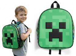  Mojang 3 D Minecraft hátizsák, táska 32×27×9 cm