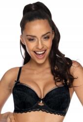 MAT Merevített push-up melltartó M-3329/11 Angel Black Fekete 70F (5902972075282)