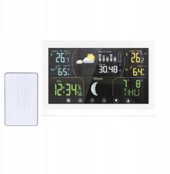 Solight TE110W időjárás állomás, színes, Va érintőképernyős, Dcf érzékelővel, 100 m (TE110W)
